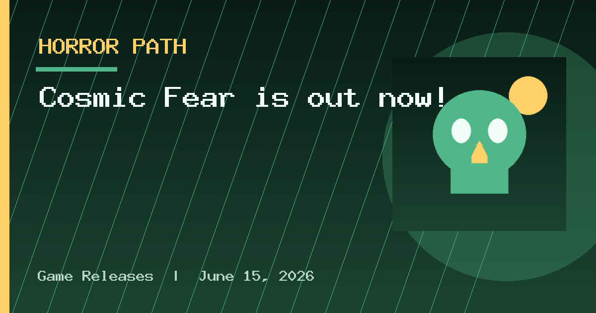 Cosmic Fear is out now!