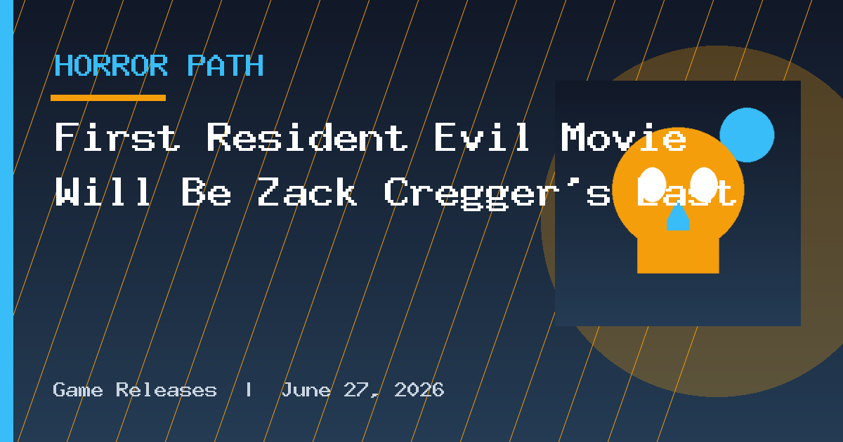 First Resident Evil Movie Will Be Zack Cregger's Last