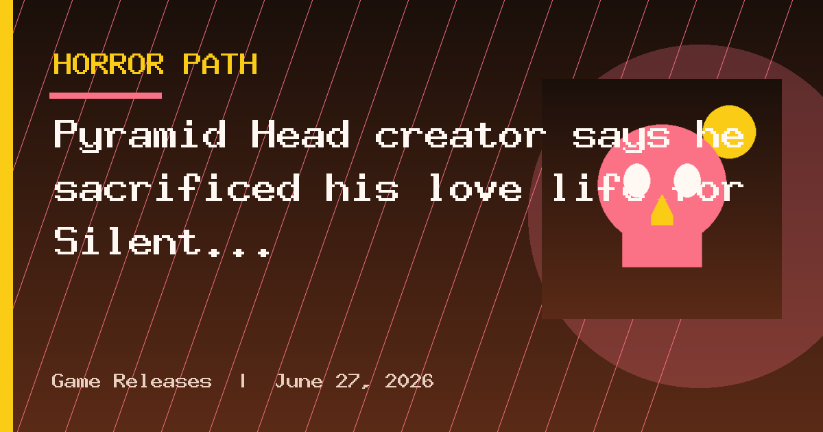 Pyramid Head creator says he sacrificed his love life for Silent Hill