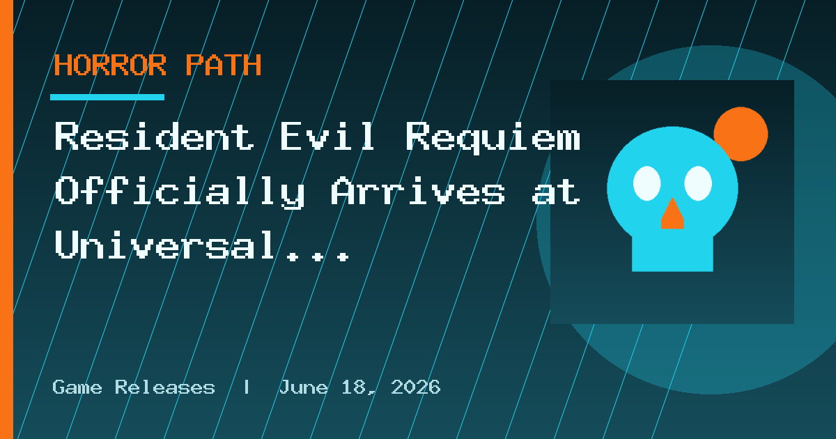 Resident Evil Requiem Officially Arrives at Universal Studios With The Dive