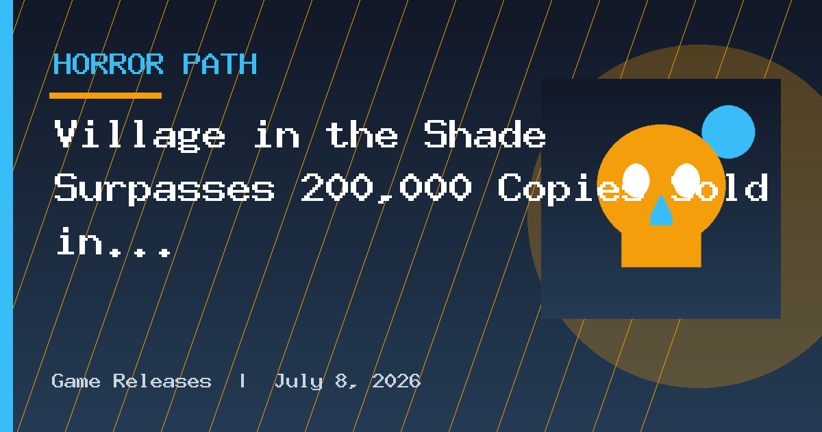 Village in the Shade Surpasses 200,000 Copies Sold in Japan